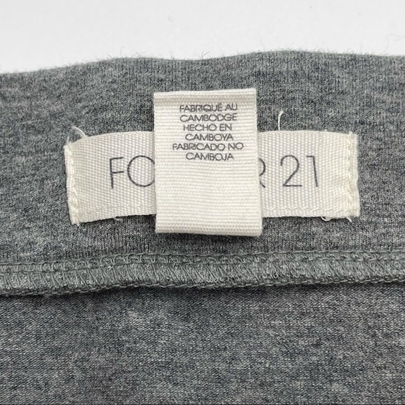Forever 21 Women’s Basic Gray Skirt Small - Picture 5 of 7